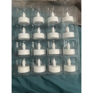 16-Pack Flameless LED Tea Light Candles - Needs‎ New Batteries